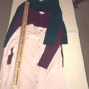 3 cardigans